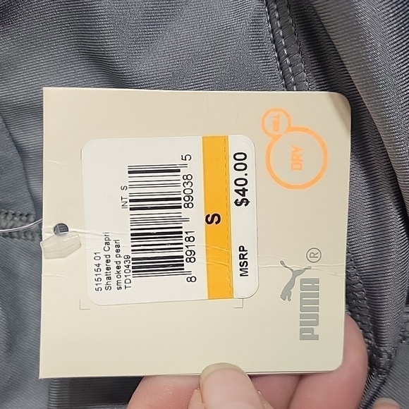 PUMP Shattered Capri in Smoked Pearl size Small New and Super Cute - Picture 6 of 6